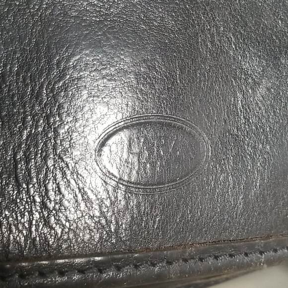 Vintage black leather attache - Picture 3 of 10